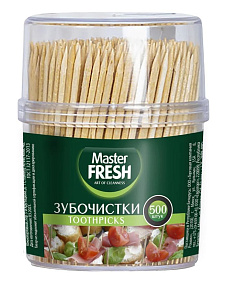 Master FRESH зубочистки 500шт пластиковая банка