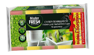 Master FRESH Губки для мытья посуды XL