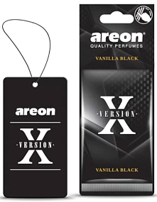 Ароматизатор AREON X-VER Vanilla Black / Ванила Блэк