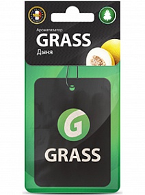 Картонный ароматизатор GRASS дыня