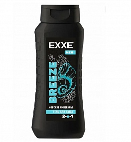 EXXE MEN гель для душа 2в1 "Морские минералы" BREEZE 400мл  (С0007931)