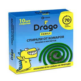 Средство инсектицидное "Спираль от комаров – эффект" Drago