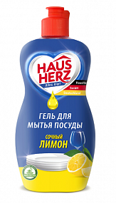 Средство для мытья посуды Haus Herz сочный лимон 450мл