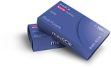 mediOk Перчатки NITRILE сиреневые неопудренные, Blue purple Размер L (50пар/уп)