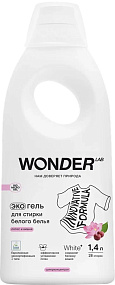WONDER LAB Экогель для стирки белого белья (лотос и вишня) 1,4 л
