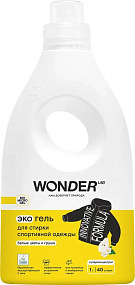 WONDER LAB Экогель для стирки спортивной одежды (белые цветы и груша) 1 л