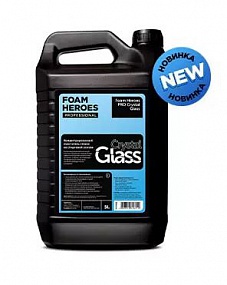 Foam Heroes PRO Crystal Glass концентрированный очиститель стекол на спиртовой основе 5л