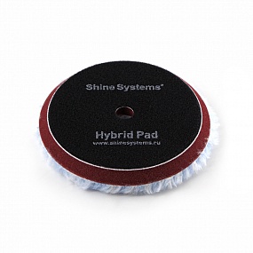 Shine Systems Hybrid Pad - гибридный полировальный круг, 75 мм