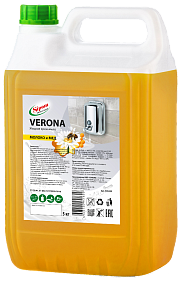 SIPOM Verona мыло жидкое Молоко и Мед 5 л