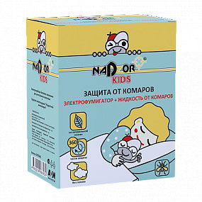  Nadzor Комплект от комаров для детей-45 ночей (Электрофумигатор+жидкость)