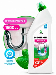 Гель для чистки труб "DIGGER-GEL" 1500мл