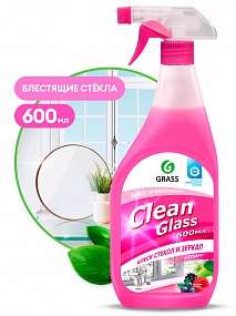 Очиститель стекол и зеркал "Clean Glass" лесные ягоды 600мл.