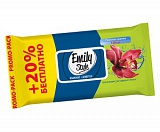Emily Style Влажные салфетки Райские цветы 120 шт., упаковка с крышкой