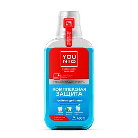 YOUNIQ® Ополаскиватель для полости рта Комплексная защита  400мл